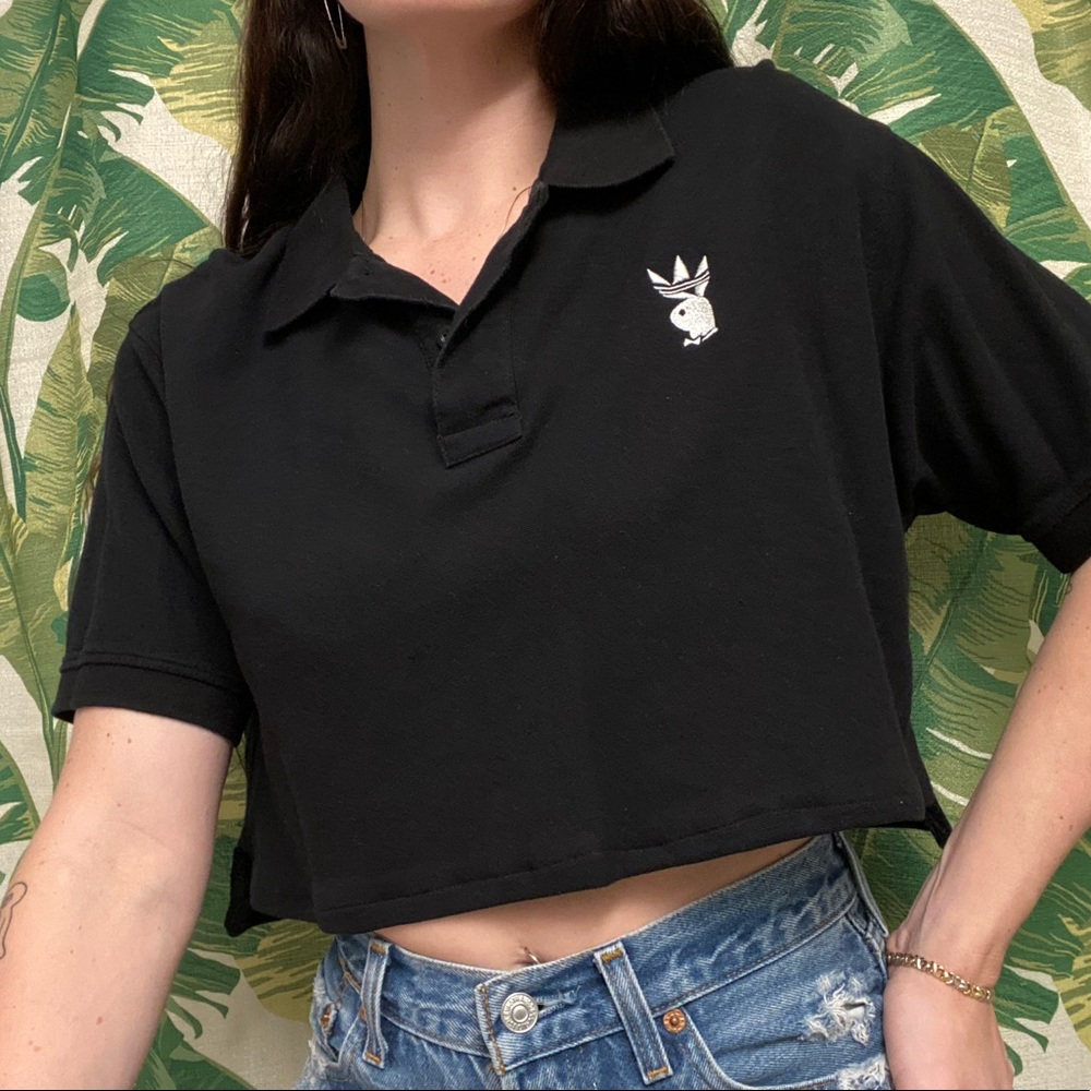 Aint Nobody Cool Playboy Adidas Crop Polo